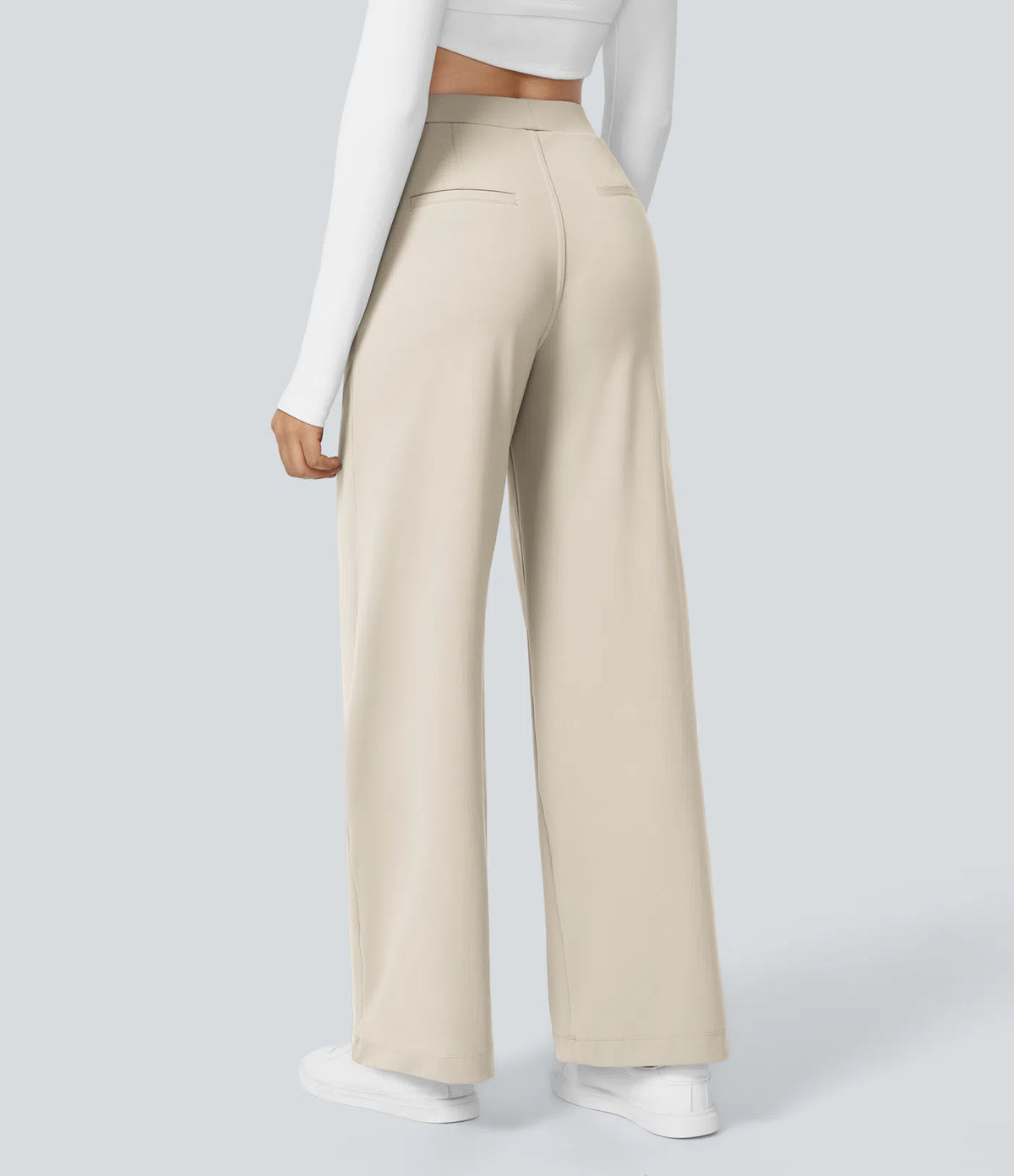 Pantalon Tailleur Large Fluide