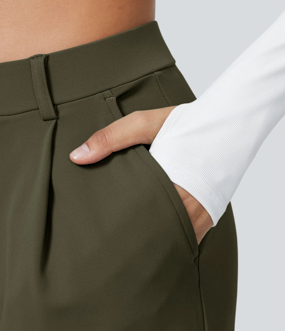 Pantalon Tailleur Large Fluide
