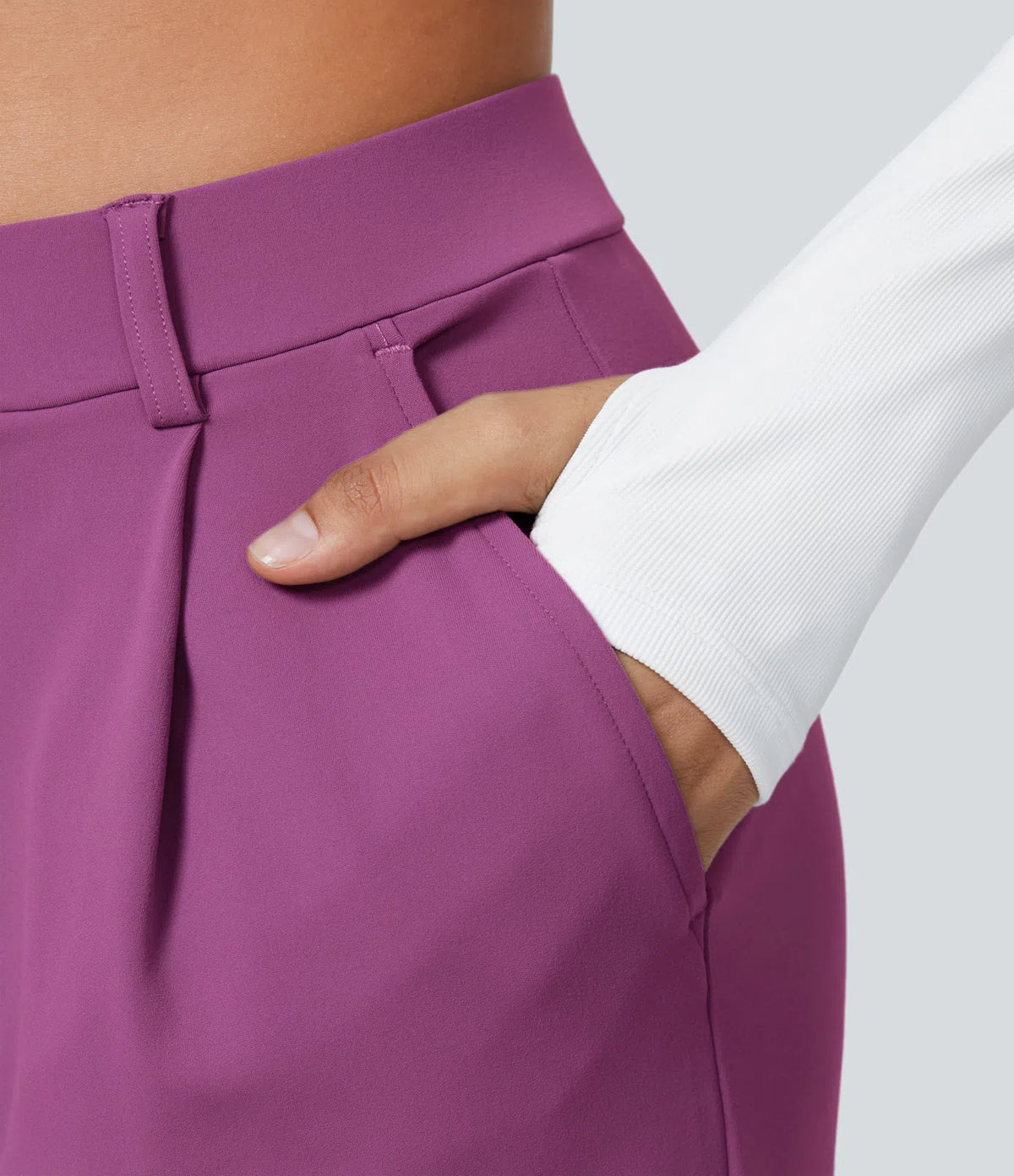 Pantalon Tailleur Large Fluide