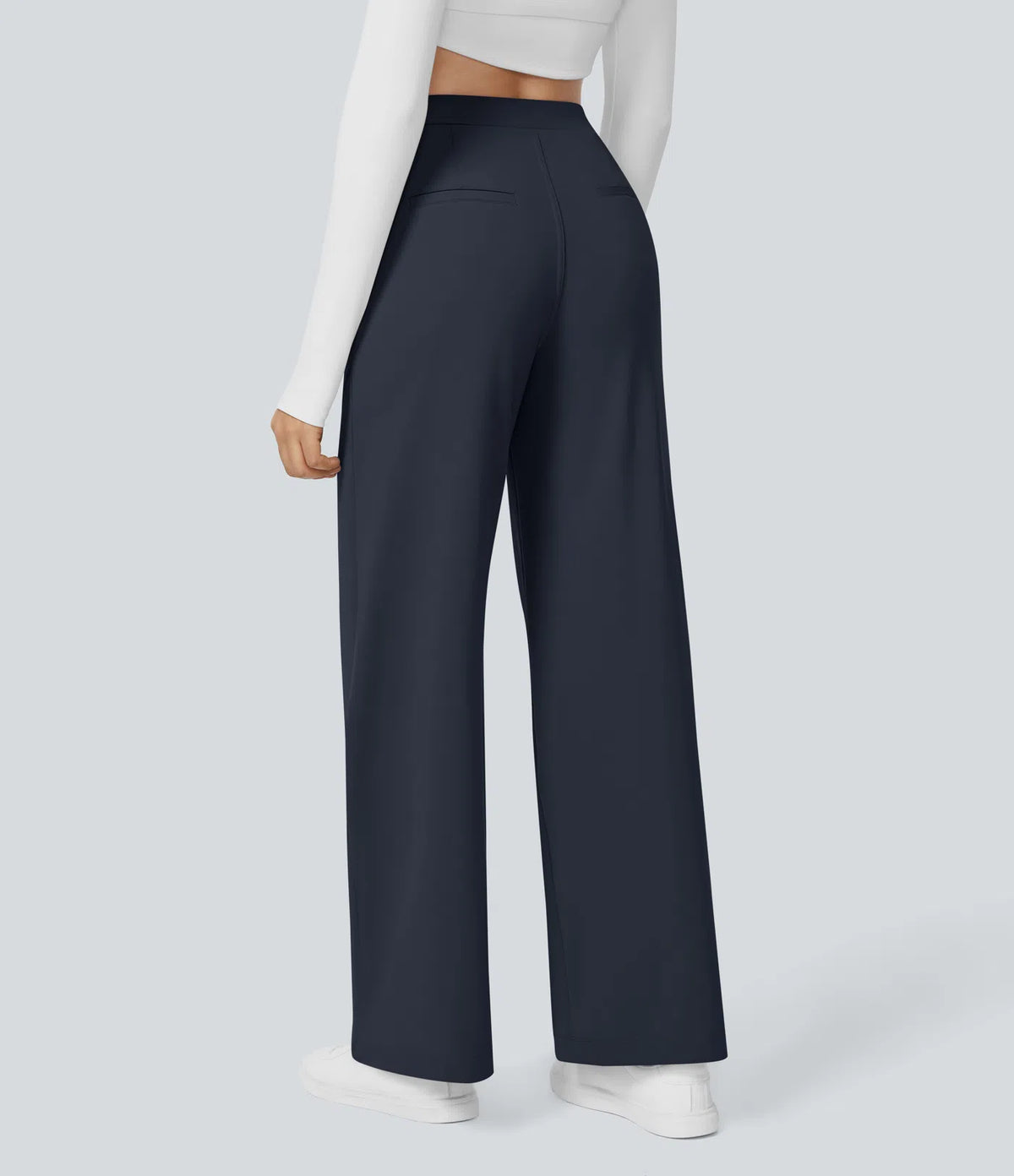 Pantalon Tailleur Large Fluide