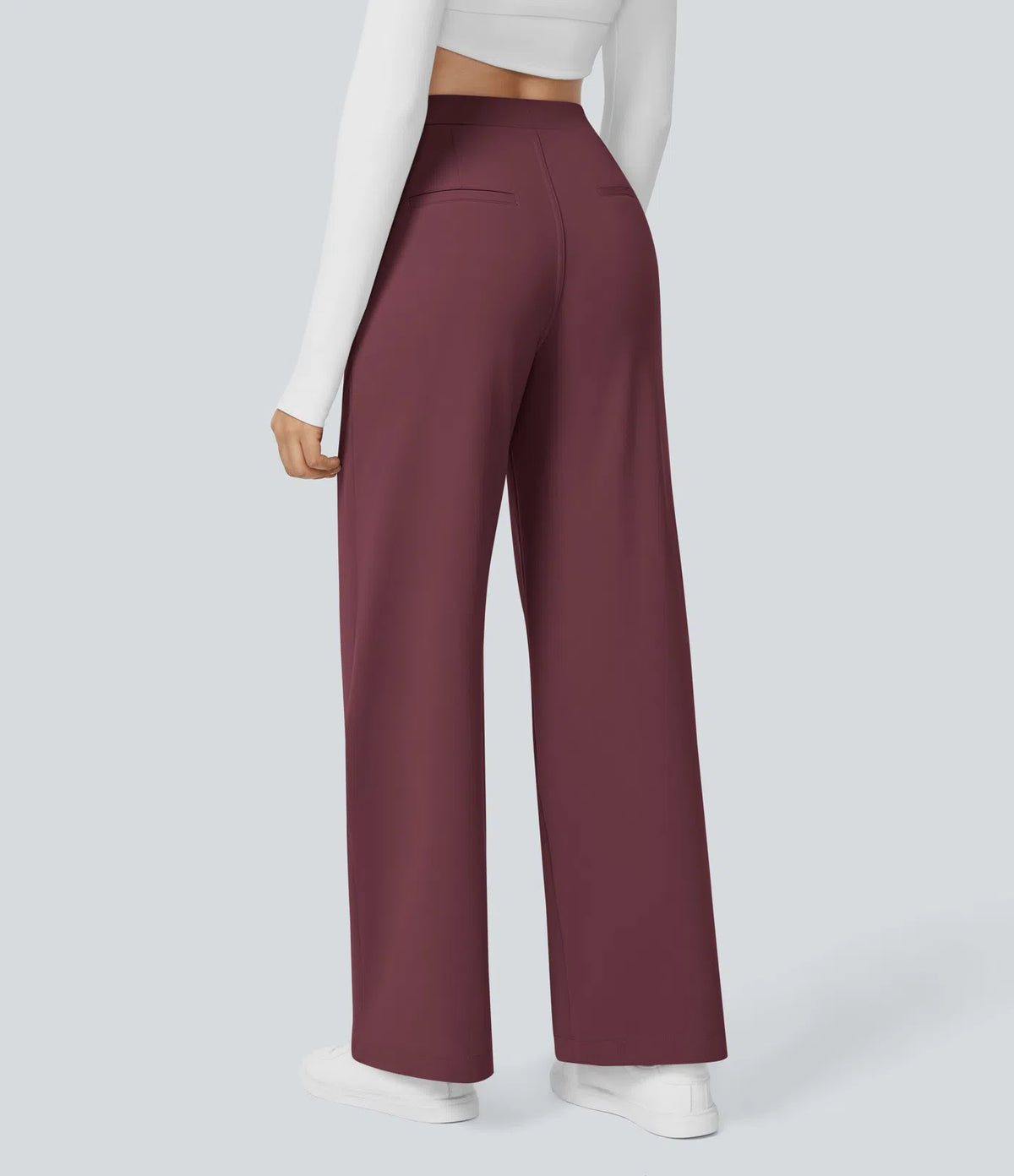 Pantalon Tailleur Large Fluide