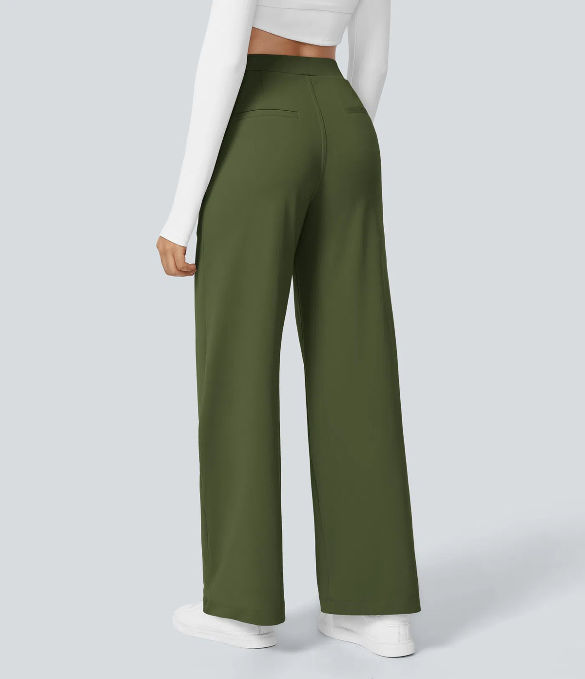 Pantalon Tailleur Large Fluide
