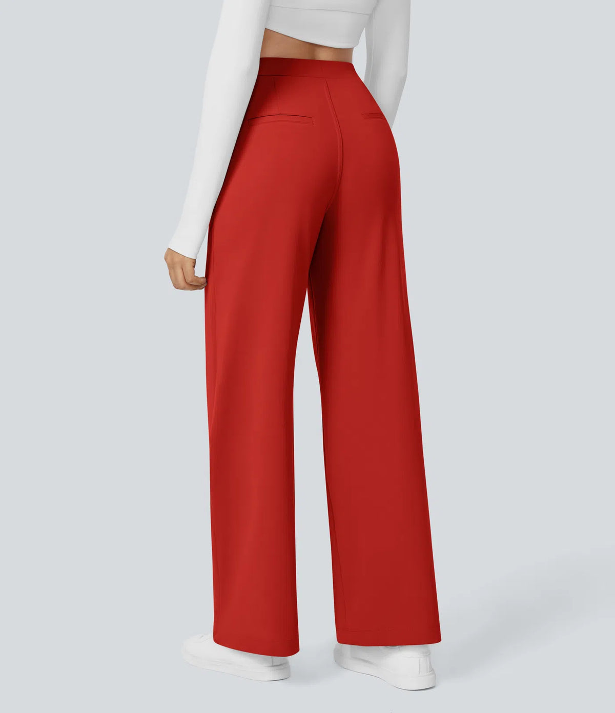 Pantalon Tailleur Large Fluide
