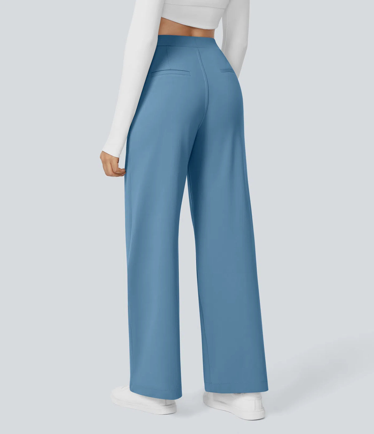 Pantalon Tailleur Large Fluide