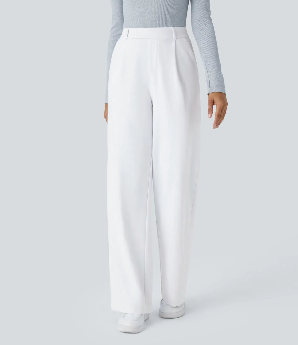 Pantalon Tailleur Large Fluide
