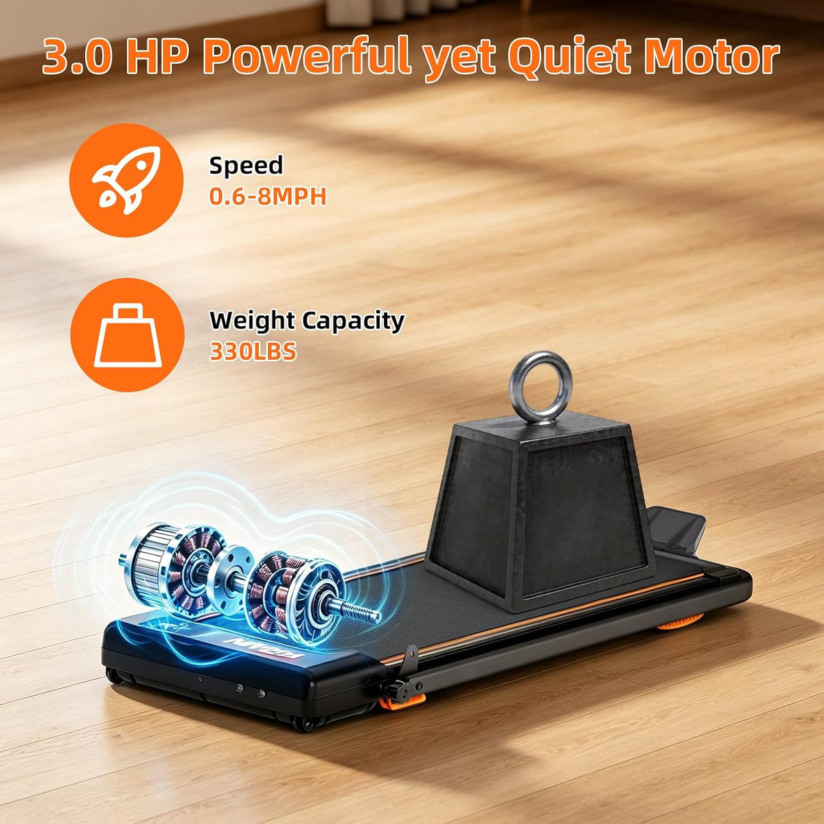 Tapis de marche pliable