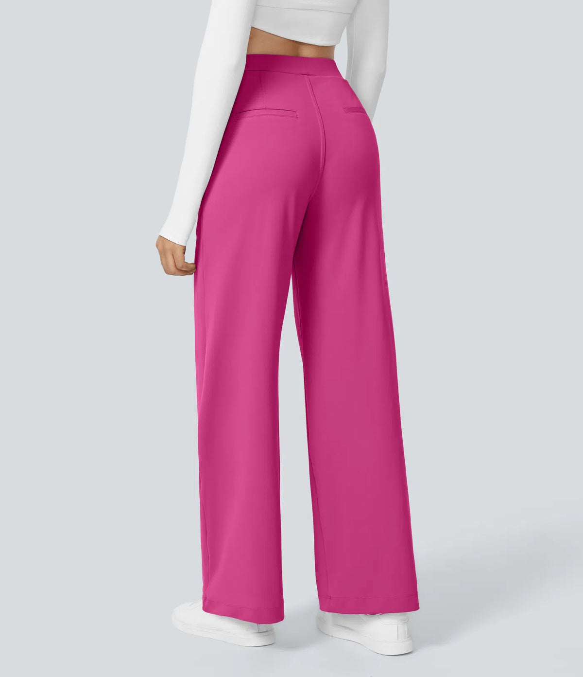 Pantalon Tailleur Large Fluide
