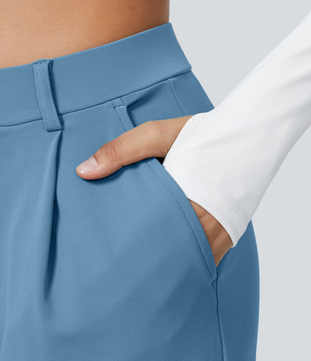Pantalon Tailleur Large Fluide