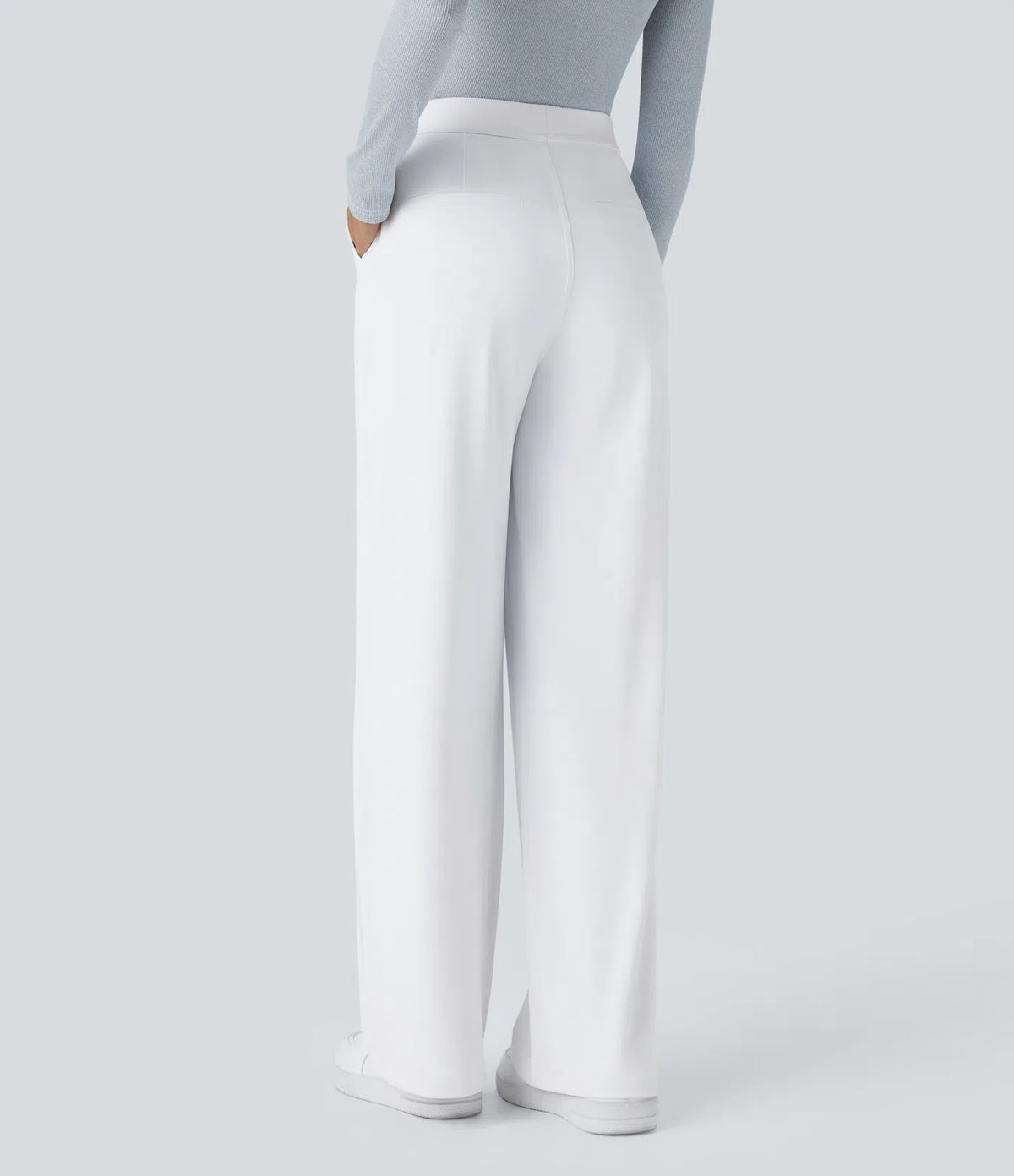 Pantalon Tailleur Large Fluide