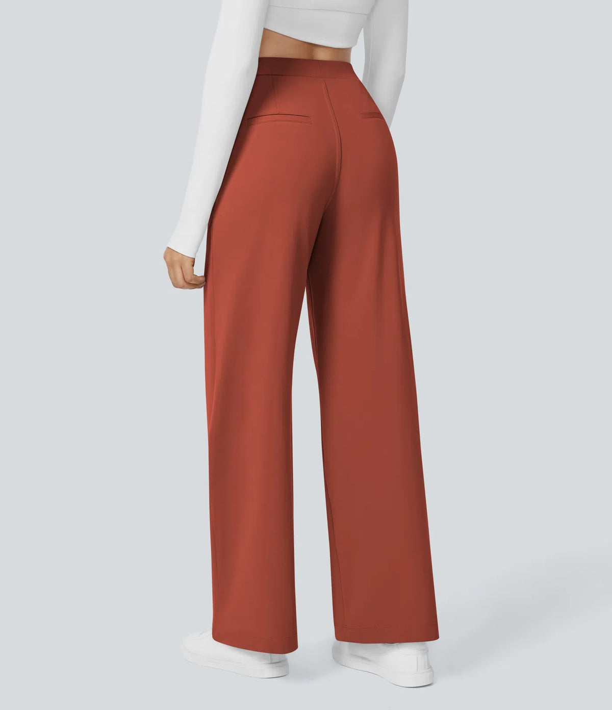 Pantalon Tailleur Large Fluide