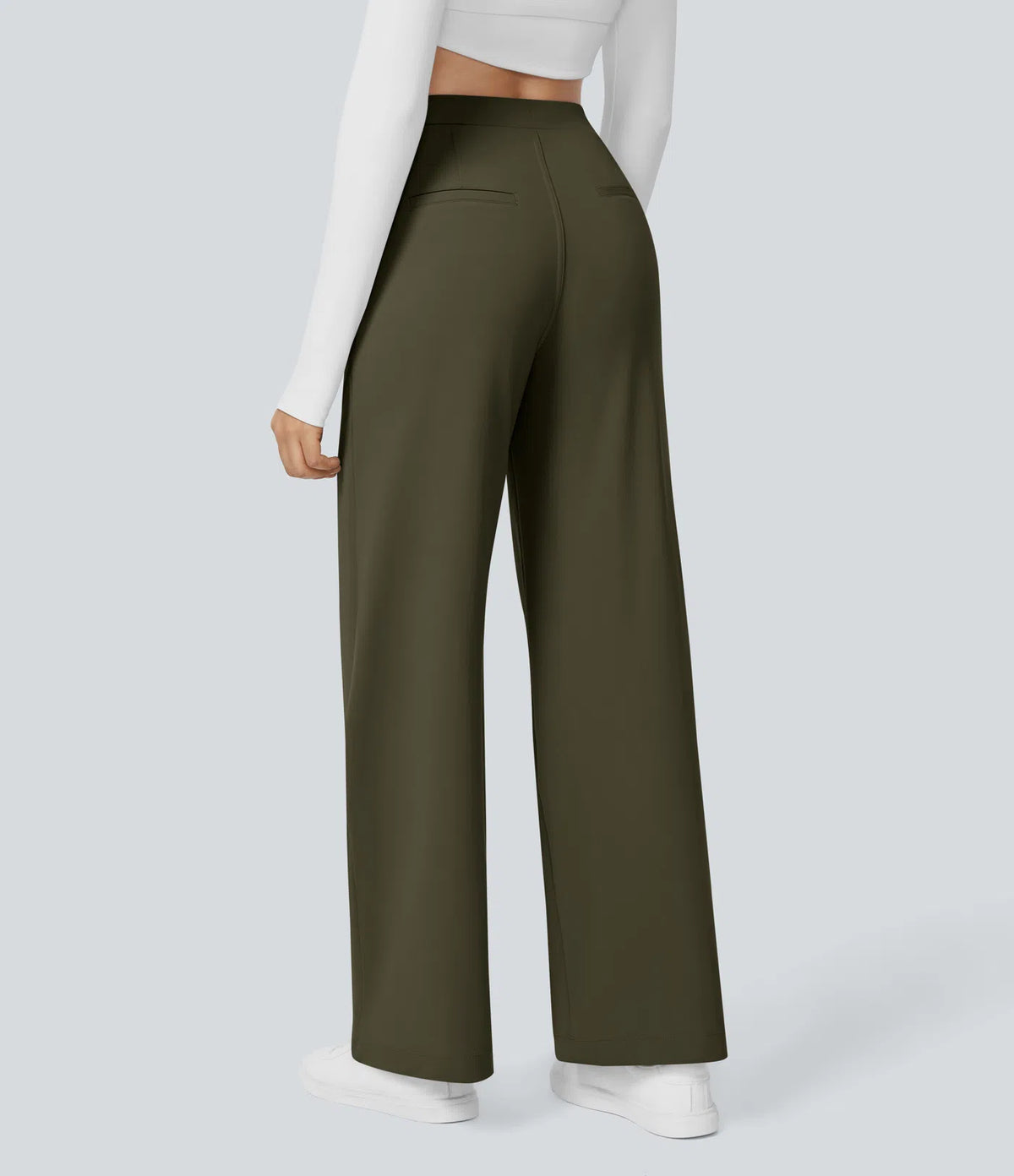 Pantalon Tailleur Large Fluide