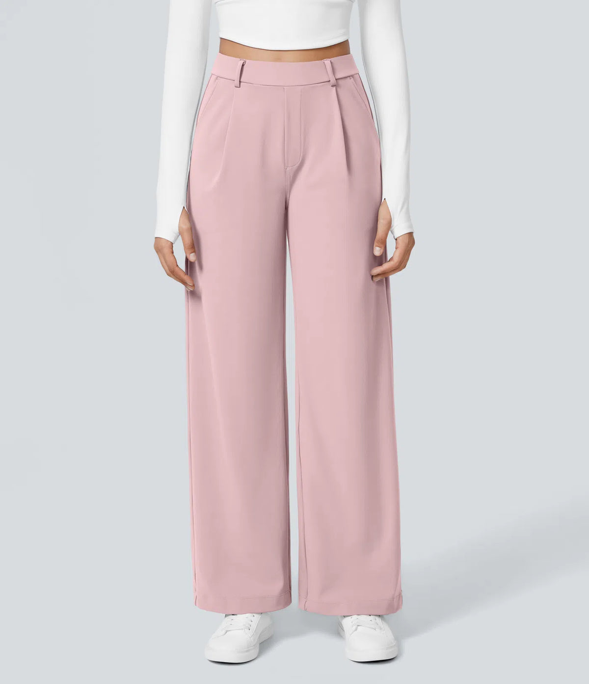 Pantalon Tailleur Large Fluide