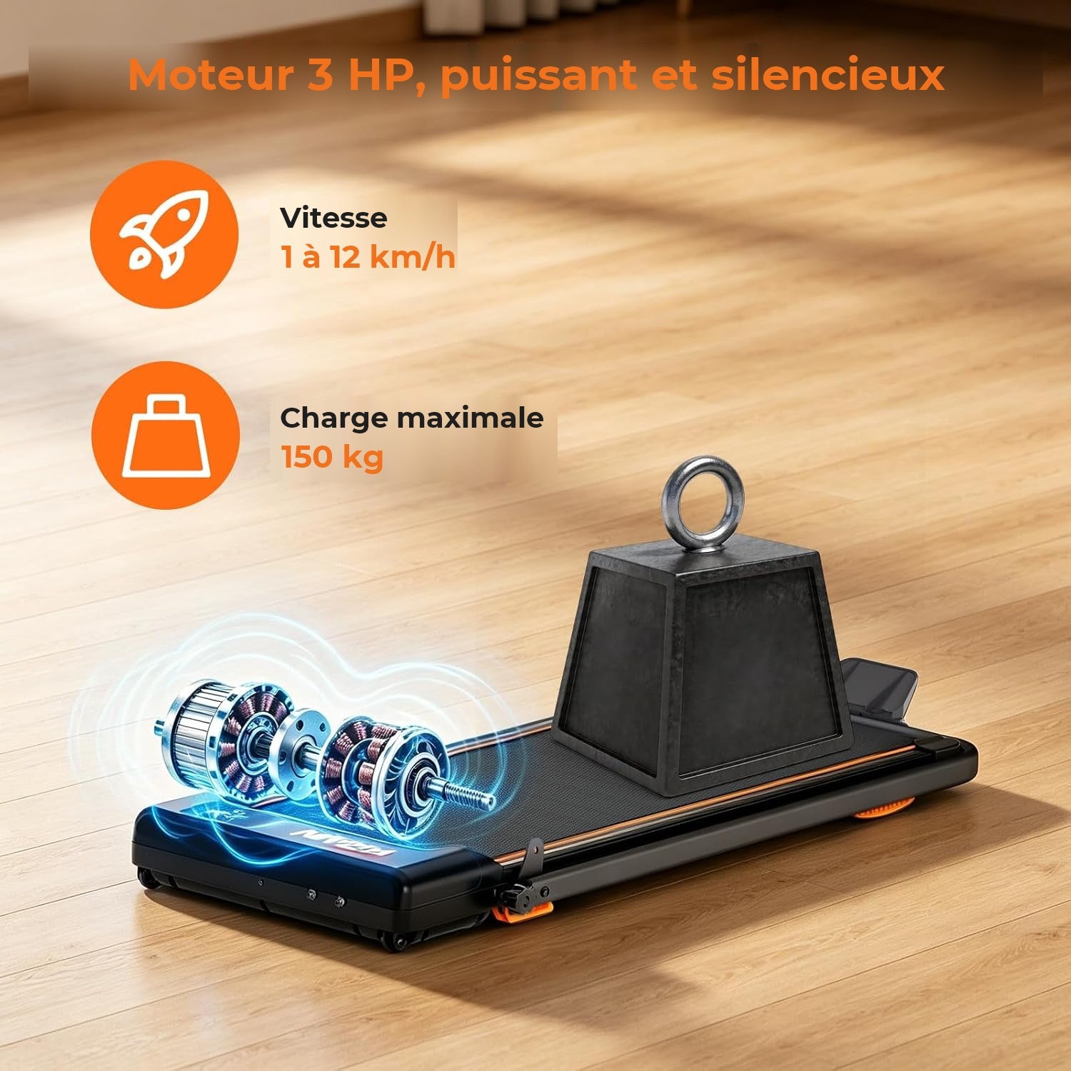 Moteur silencieux